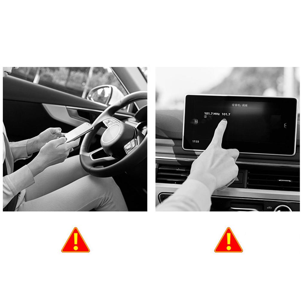 Wireless Car Steering Wheel Button Remote Control Black for GPS Stereo