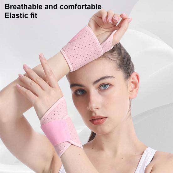 Спортивный браслет, бандаж на запястье с застежкой, регулируемая дышащая ткань, компрессионная поддержка, повязка на запястье, поддержка суставов для фитнеса, защита запястья