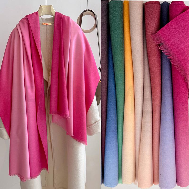 New Winter Shawl Scarves Wrap Design Gradient Scarf Women Warm Fashion Pashmina Femal Poncho Neckerchief Echarpe Bandana