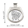 Bokser, Boxer Iii - Naszyjnik Z Psem, Personalizowana Zawieszka Ze Zdjęciem, Wyjątkowy Naszyjnik Dla Kobiet I Mężczyzn Marki Art-Dog