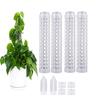 4Pcs Plastic Moss Pole for Plant Stackable Plant Support Self-Watering Moss Sticks for Monstera Indoor Climbing Plant