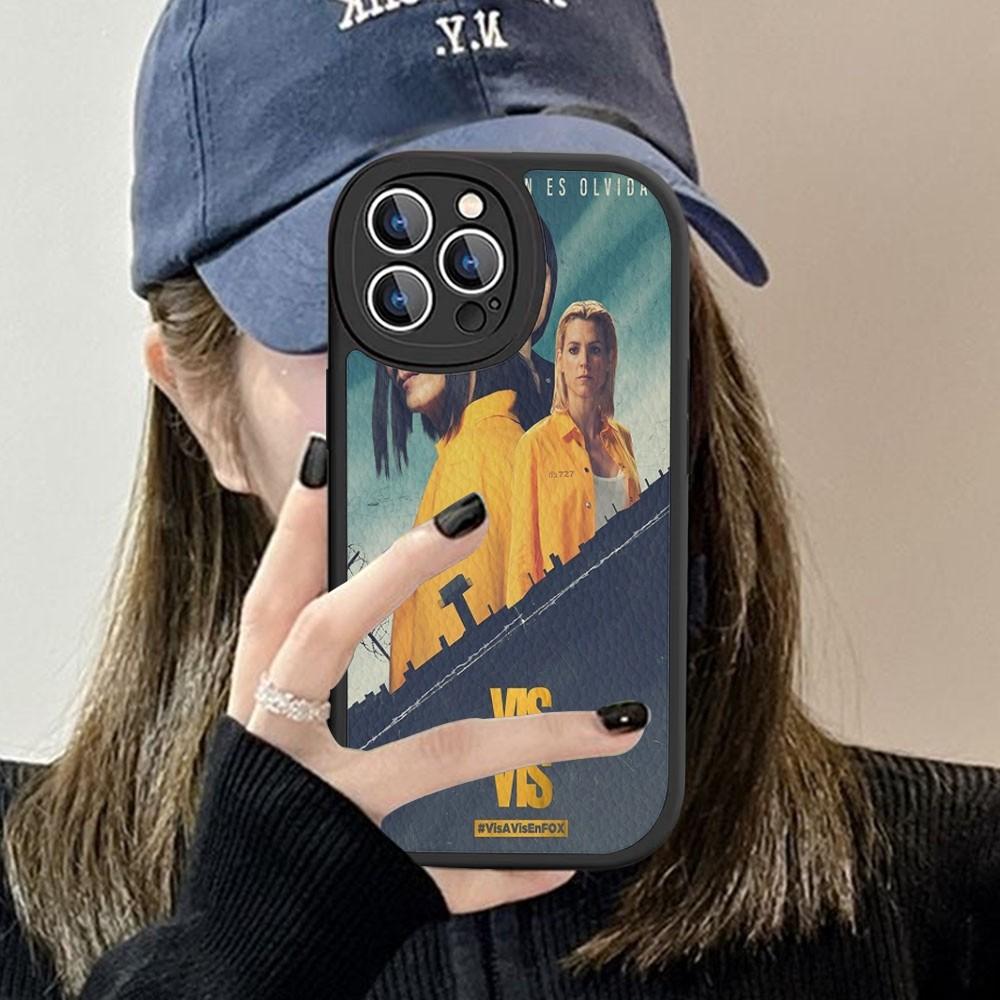 Vis a vis Чехол для телефона из жесткой кожи Для iPhone 16 15 14 13 12 Mini 11 14 Pro Max Xs X Xr 7 8 Plus Fundas