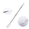 Stainless Steel Cuticle Remover Double Sided Finger Dead Skin Push Cuticle Remover Nail Cuticle Pusher Manicure Nail Care Tools