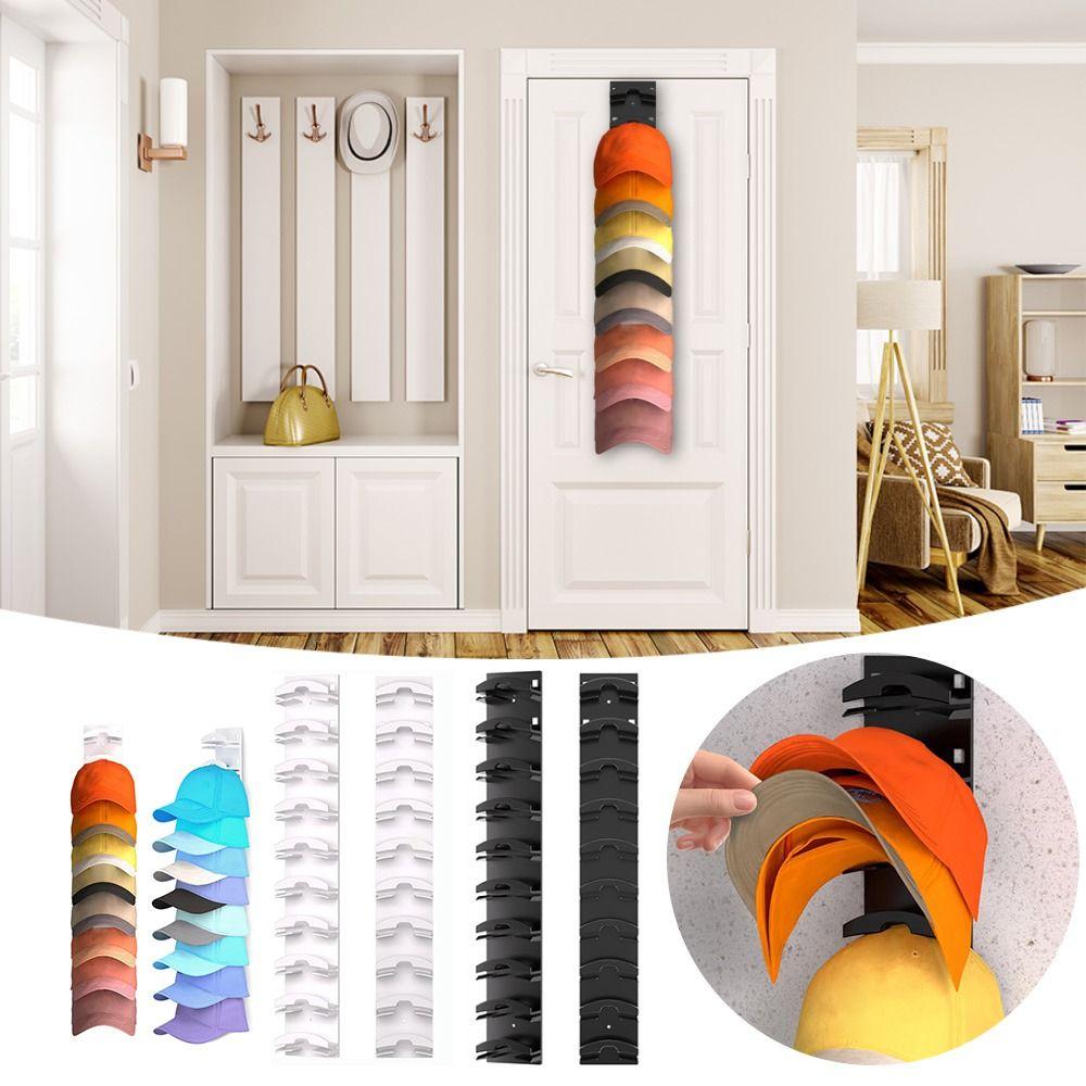 Пластиковый органайзер для шляп для бейсболок, вешалка для шляп в шкаф, подставка для кепок, вешалка для демонстрации