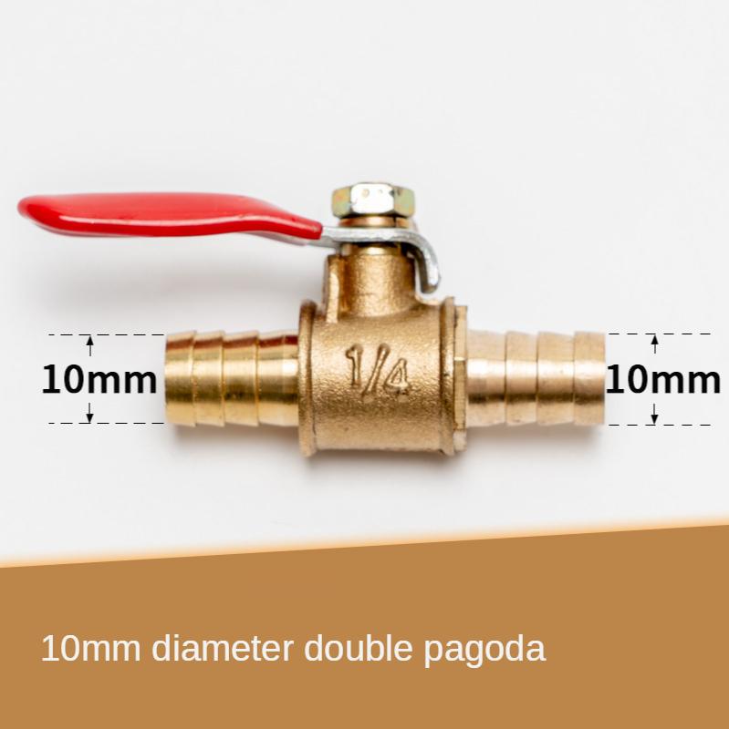 1/8" 1/4'' 3/8'' 1/2'' Латунный маленький шаровой кран с внутренней/наружной резьбой Латунный соединительный элемент для клапана Медный фитинг для труб Муфта-адаптер