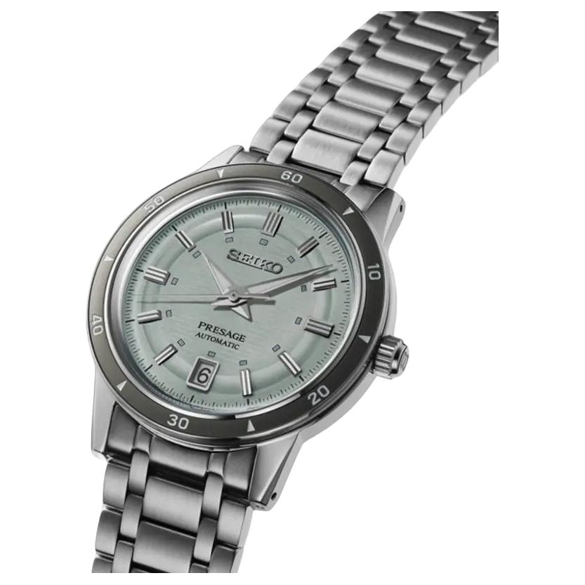 Seiko Presage 50м Водонепроницаемые Автоматический Механический Механизм Стальной Ремешок Часы 39.5мм SRPL71J1