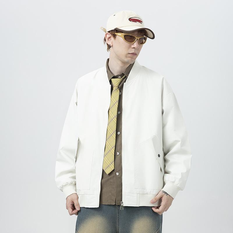 Autumn Casual Popular Versatile Baseball Jacket Men's and Women's Same Spring and Autumn Jacket Trendy Couple Loose