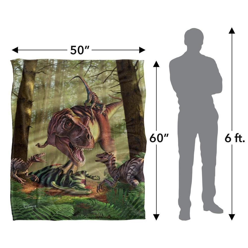 JQ Licensing Плед Jlo Silky T-Rex Супермягкий