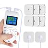 12 Modes Tens Machine Unit 4 Electrode Pads for Pain Relief Pulse Massage EMS Muscle Stimulation Tens Acupuncture Relax