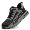 Breathable Lightweight Outdoor Working Shoes Steel Toe Construction Hiking Sport Safety Shoes