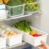 Expandable Refrigerator Plastic Storage Box With Partition Fruit Vegetable Storage Container Egg Box Kitchen Organizer