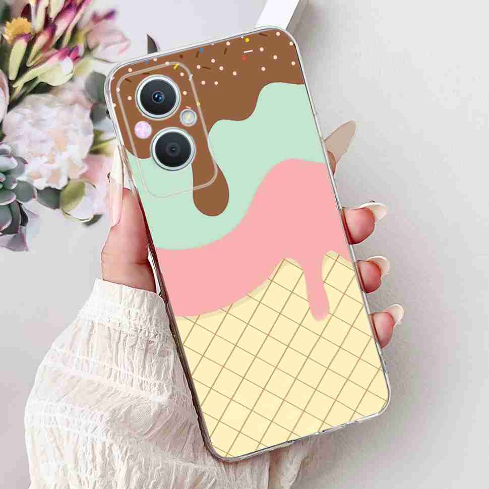 Для Oppo A96 5G 6.43" PFUM10 Чехол PHA120 Роскошный Любовь Милый Кот ТПУ Мягкий Силиконовый Чехол Для Oppo Reno7 Z 5G CPH2343 Корпус Телефона