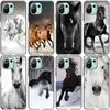 Horses Running Phone Case For Xiaomi Mi 11 Lite NE 11i 10T 11T Pro A2 A3 Lite POCO F3 M3 M4 C31 X3 Pro NFC GT Black Soft Cover