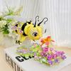 Bee And Flower Adult Building Block Set, Animal, Plant, Office, And Living Room Decorative Ornaments, Christmas, Halloween, Thanksgiving, Valentine'S