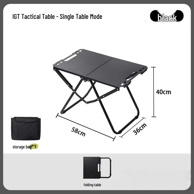 ZISIZ Foldable Portable Tactical Table System