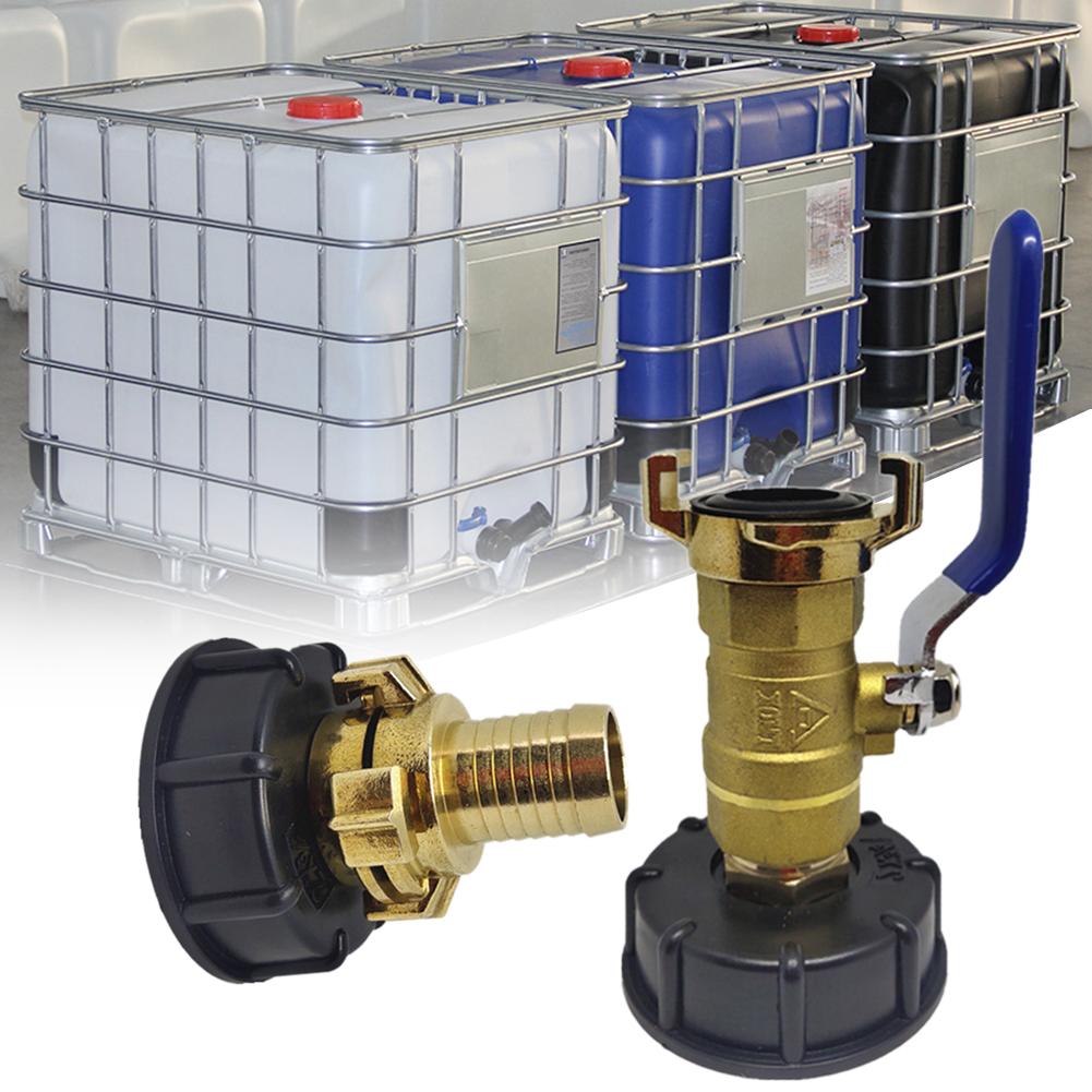 Адаптер IBC S60x6 Адаптер для кубовой емкости Соединитель Шланговый соединитель типа Geka Ирригация Практический Выход Резьбовые Аксессуары Фитинги