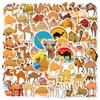 60 Cartoon Animal Camel Graffiti Stickers for Children DIY Skateboard Suitcase Mobile Phone Decoration Waterproof Stickers