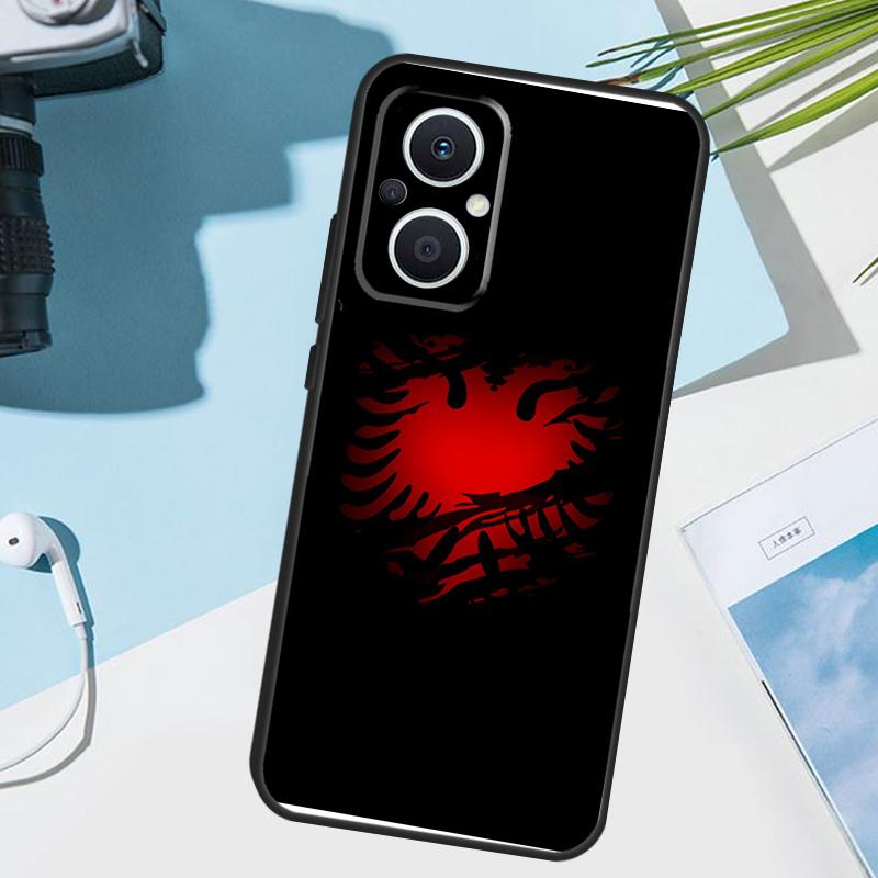 Чехол-обложка с орлом флага Албании для OPPO Reno 14 F 13 12 11 10 Pro 11F 12F 13F 7 8 Lite Чехол для OPPO Find X9 X8 X6 X5 Pro