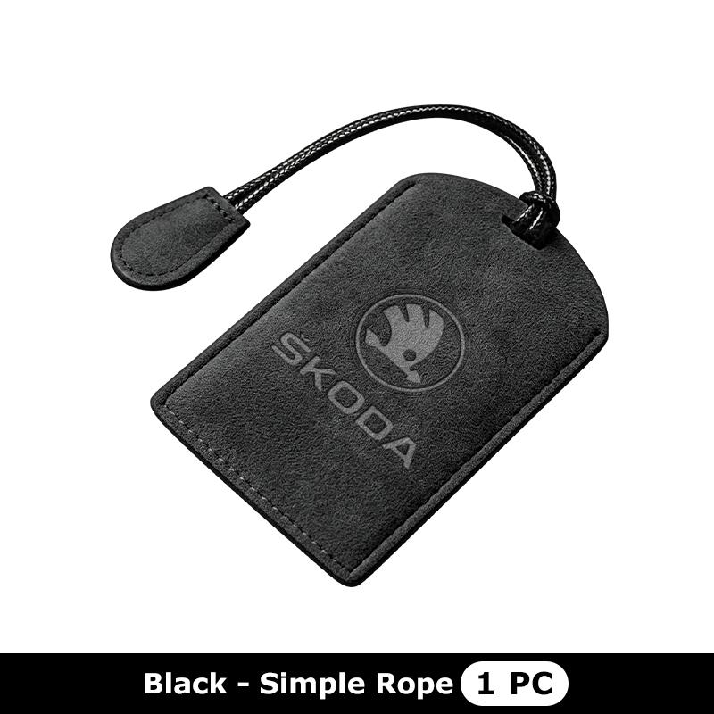 For Skoda Car Remote Cover Key Card Bag Shell Protector Accessorie Fabia 1 2 Octavia a7 RS Superb Rapid Yeti Karoq Vision ZA1