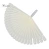 Puntos Nail Art 24Pcs Fan Shape Polish Color Card Practice Sample False Tips Display