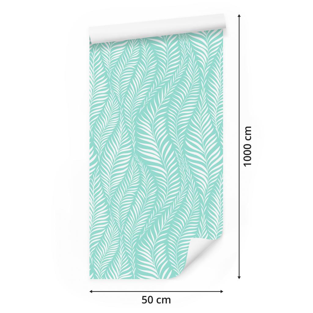 Delicate Leaves Wallpaper for Living Room and Bedroom 50x1000