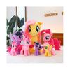 (Meina,30cm)Snuggly My Little Pony Plush Doll Charming Horse Figure For Kids Bedroom Decoration