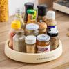 Многофункциональная вращающаяся кухонная стойка: Настольное хранилище для соевого соуса и приправ