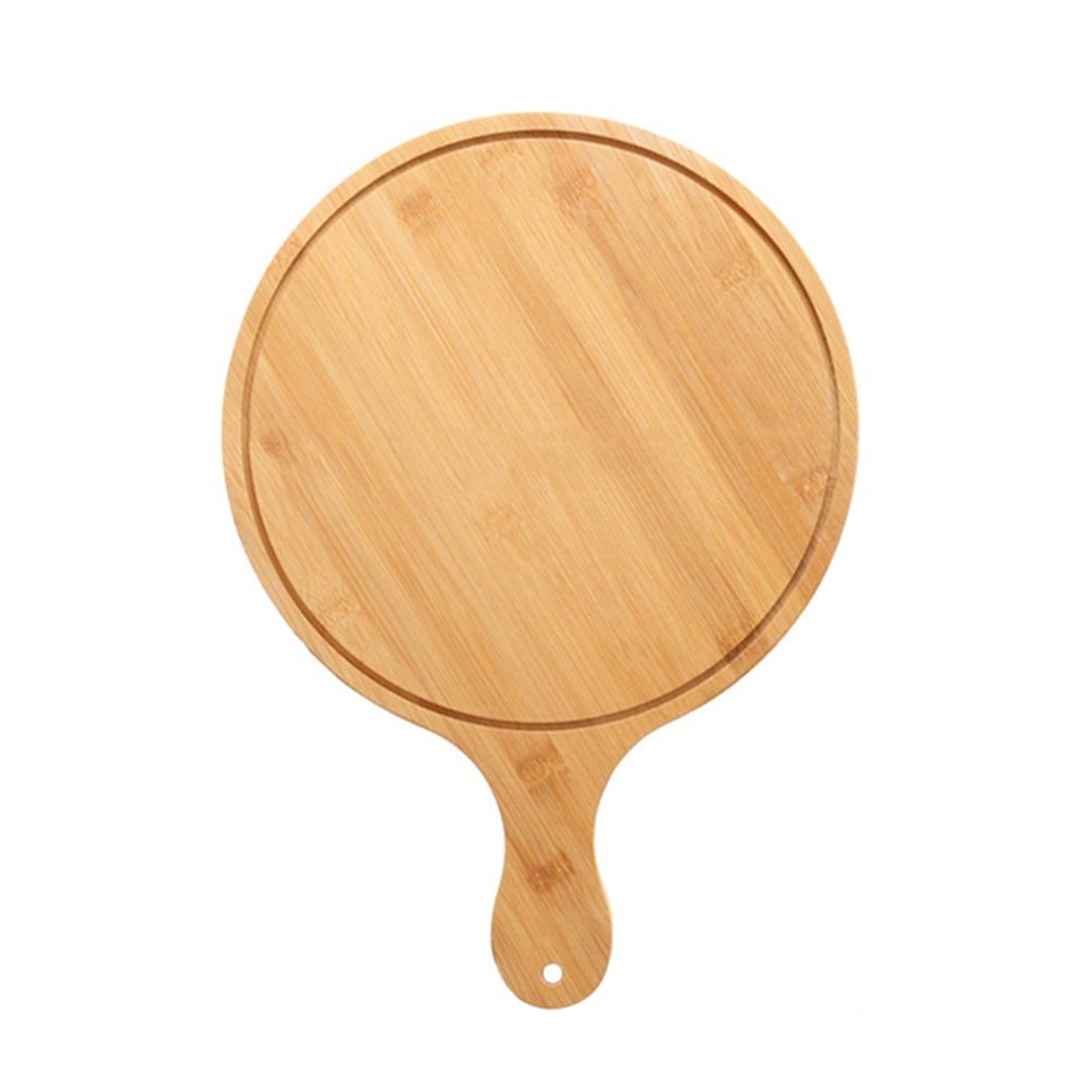 Durable Bread Serving Board Bamboo Pizza Baking Tray Practical Food Steak Plate Fruit