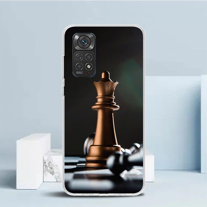 Competitive Chess Game Phone Case For Xiaomi Redmi Note 15 14 14S 13 12S 12 Pro Plus 11S 11 11T 11E 10S 10 + Soft TPU Back Cover
