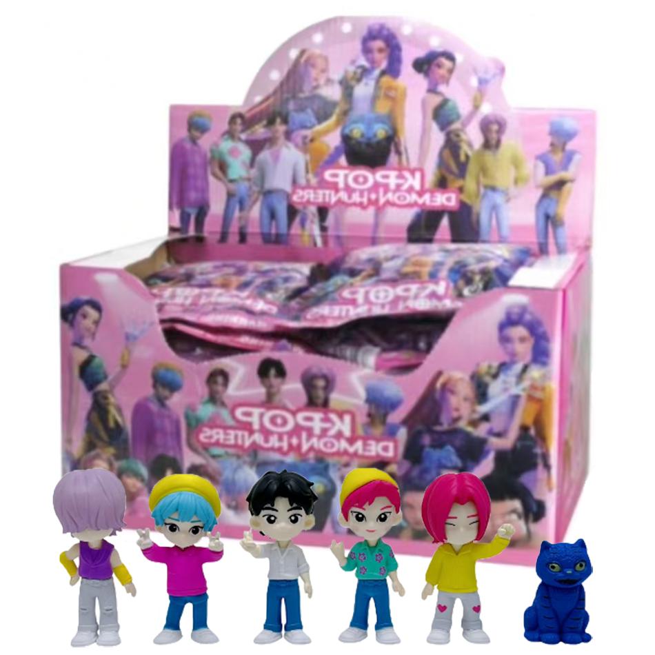 Аниме Kpop Охотники на демонов Фигурка Модель Игрушка Мультфильм Саджа Мальчик Аксессуары Декор для стола Фигурки Коллекция Модель Игрушка Для ребенка Подарок