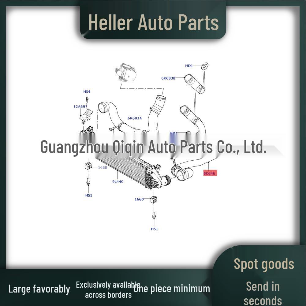 LR041819 Turbo Intake Pipe for Land Rover Freelander 2.2 Diesel (L359)