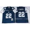 Dallas Cowboys Retro NFL Jersey 21 22 Embroidered Throwback Football Uniform Men Sports Fan Apparel