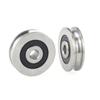 12*50*13Mm Groove Wheel Metal U-Groove Steel Wire Rope Lifting Wheel Bearing