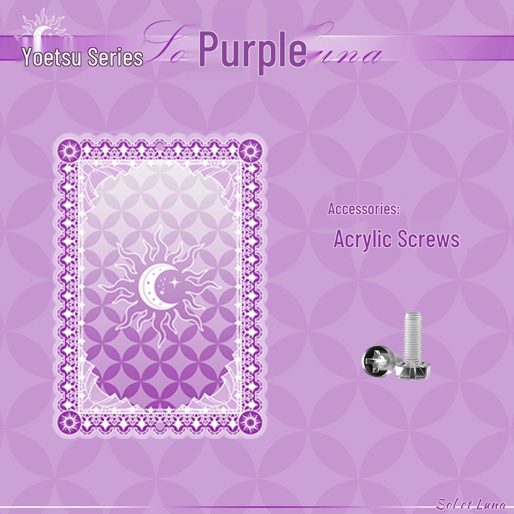 Акриловая рамка для демонстрации аниме-карточек серии Yaoyue с цветной прослойкой - Маленькая коробка для хранения красоты долины