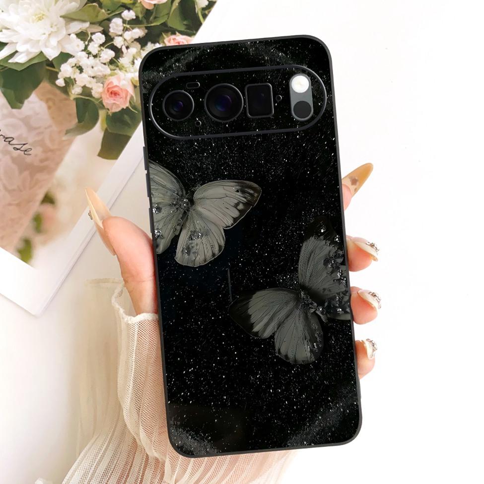 Case For Google Pixel 10 Pro XL Cover Silicone Cute Cat Fashion Butterfly Funny Painted Casing G45RY GUL82 GYPW4