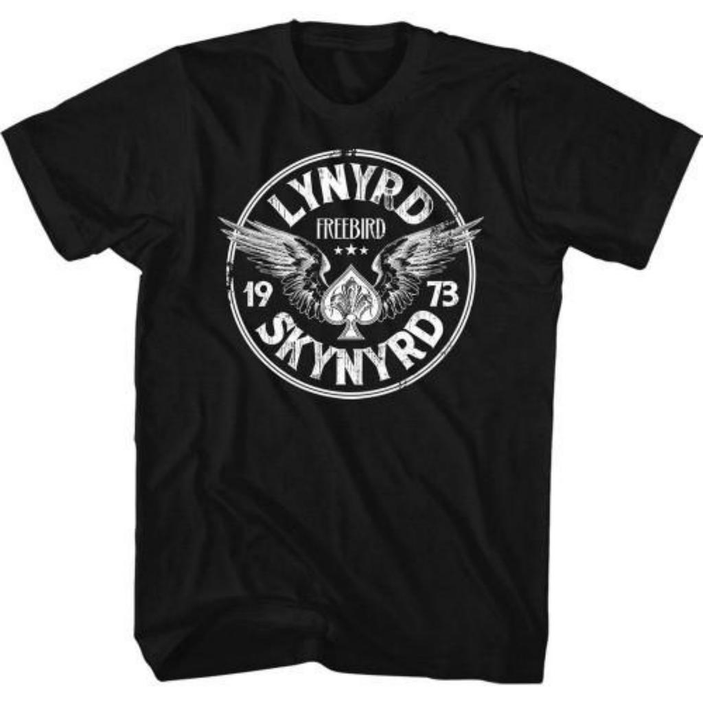 Унисекс Хлопковая Футболка для Взрослых Lynyrd Skynyrd Freebird ´73 Крылья