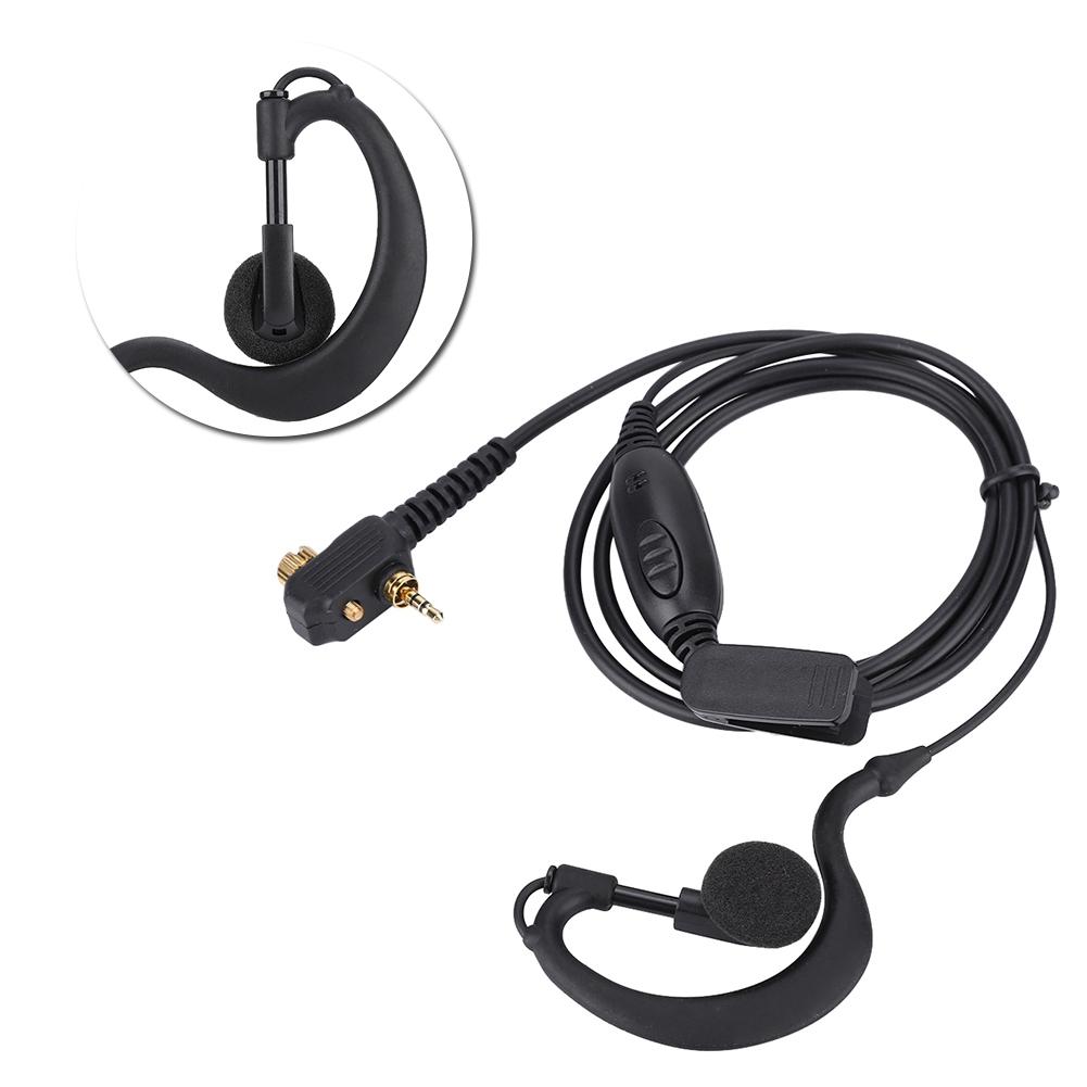 Police Earpiece PTT Headset Mic for Motorola Tetra Two Way Radio MTH800 MTP850 Walkie Talkie