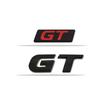AAWI1 3D Car Sticker GT Logo Metal Emblem Badge Decals compatible compatible for 206 207 307 208 2008 RCZ GT Polo Golf 5 7 Passat B5