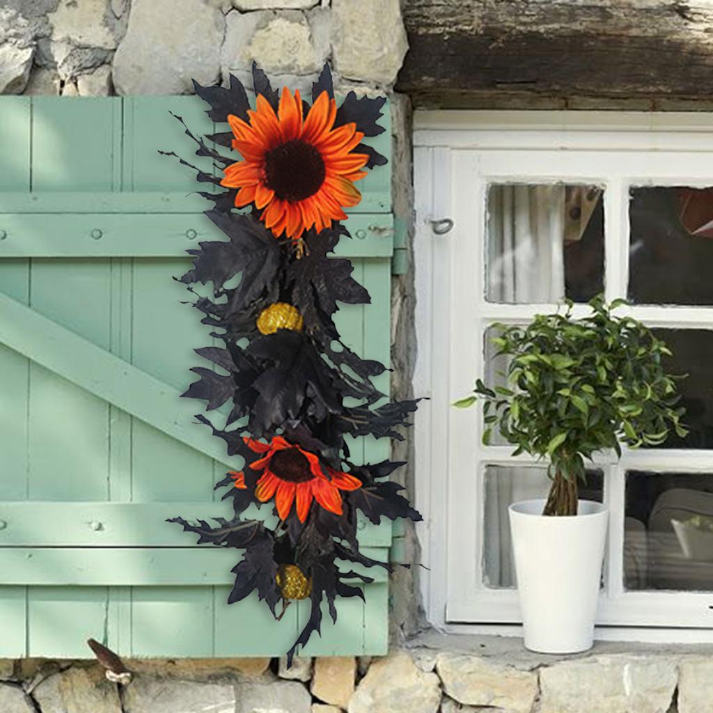 Artificial Lintel Decor Decorative Simulation Floral Swag Holiday Ambiance Ornament for Indoors Outdoors