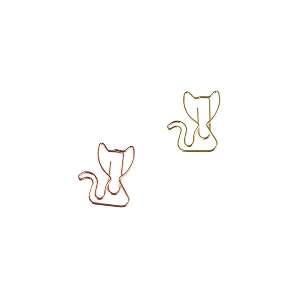 10 шт. мультяшные скрепки металлические держатели для закладок школьные принадлежности для переплета металлические скрепки для школы