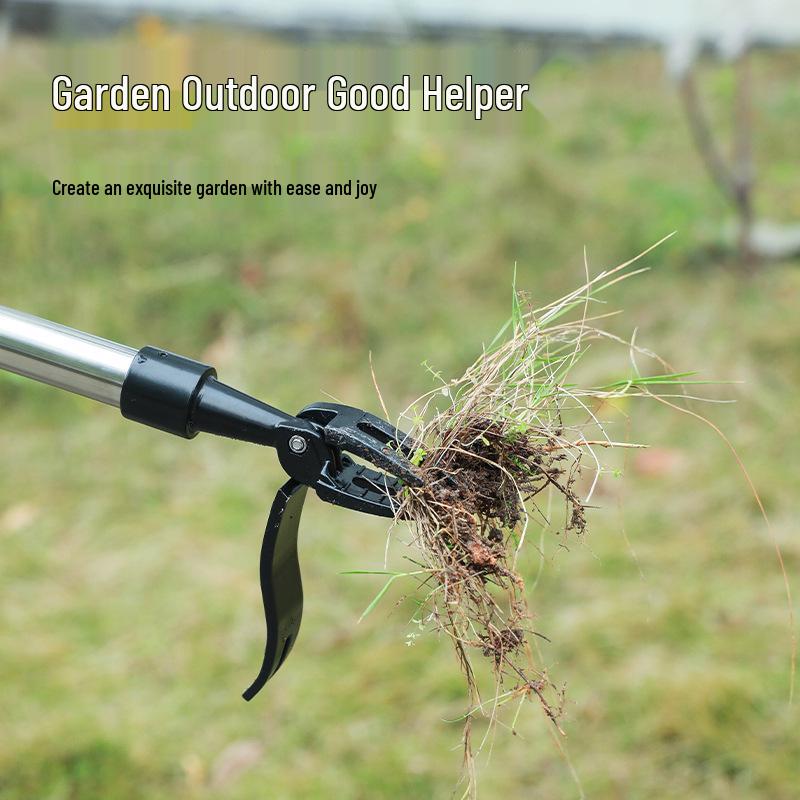 Long-Handle Foot-Operated Weeding Tool