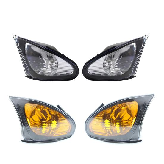 1 пара угловых автомобильных корпусов, защитный сменный светильник, соответствующий анти-легкому удару