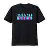 Мужская футболка Miami Vice Оригинальный логотип Топ S 2XL Официальный Ретро стиль Печать Модная Уличная одежда винтаж Стирка Растянутая Слегка
