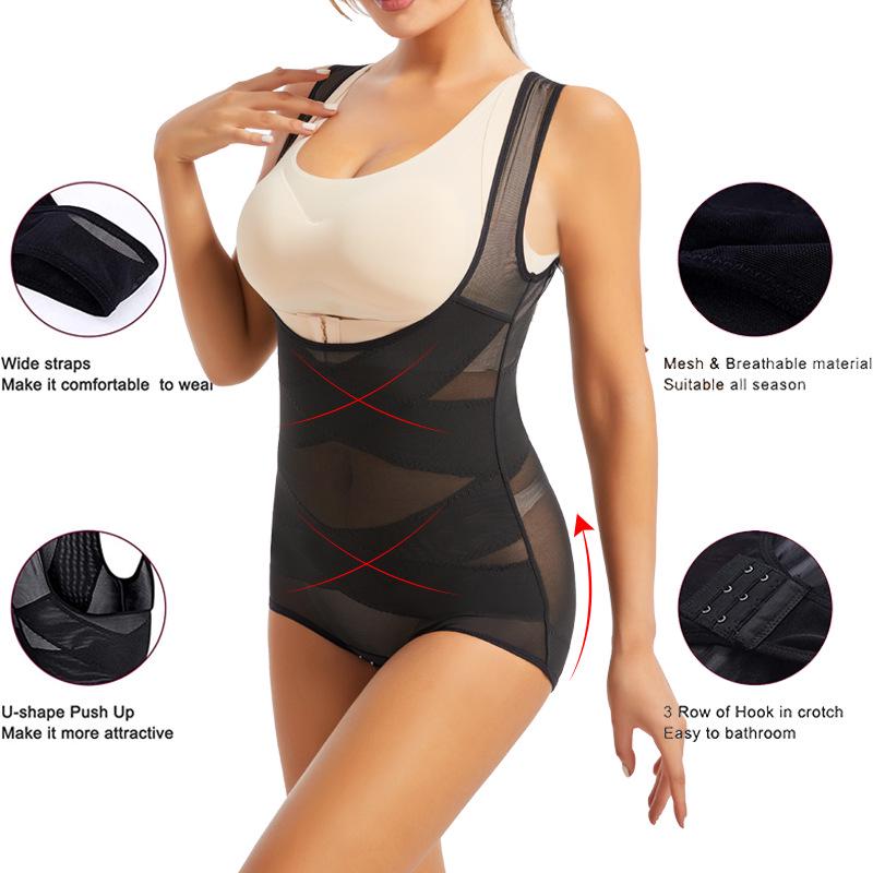 Послеродовой боди для похудения с контролем живота