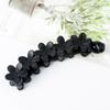 Frosted Banana Ponytail Clip Solid Color Hair Clip Women Hair Styling Clip Accessories Ponytail Barrettes Hair Claws Hairpins