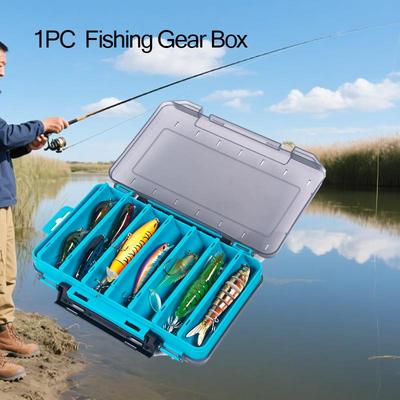 1 шт. Коробка для приманок Коробка для хранения рыболовных приманок Рыболовные принадлежности Аксессуары Ящик для инструментов Коробка для рыболовных снастей