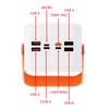 Ящик для хранения аккумуляторов для 35 аккумуляторов 18650, корпус для быстрой зарядки мобильных устройств с ЖК-дисплеем, без аккумуляторов