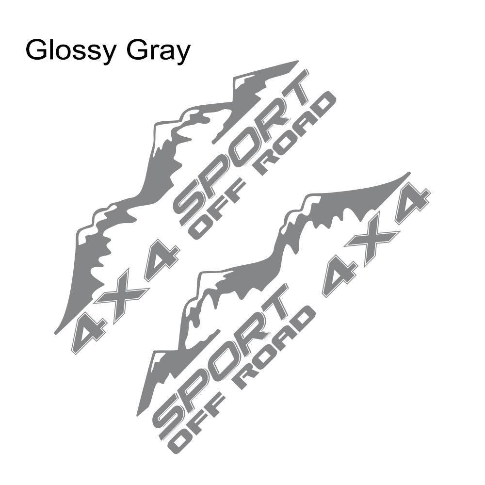 Various Sizes Universal Pickup Car Side Stickers 4x4 Sport Off Road Mountain Styling Vinyl Decor Decal Auto Tuning Accessories