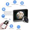 Умный электронный дверной глазок Tuya 1080P с панорамным объективом «рыбий глаз» 360°