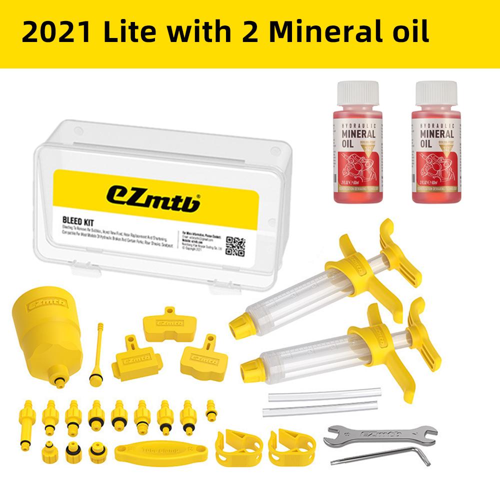 EZMTB Bicycle Brake Oil Bleed Kit Tools For SHIMANO SRAM Avid MAGURA Series Hydraulic Disc MTB Road Bike Brake Repair Tool Set